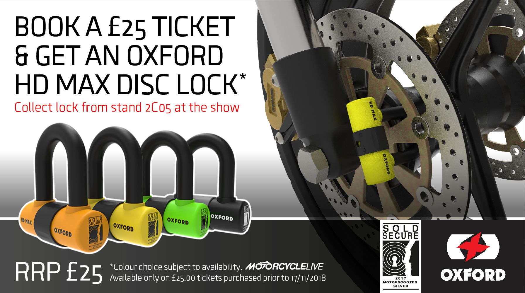 Oxford HD MAX Disc Lock